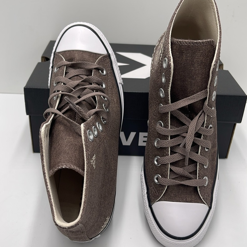 Converse WMNS All Star High-Top Sneakers Brown A08576F
CTAS HÌ
PURE PUMICE/PURE - Picture 12 of 16